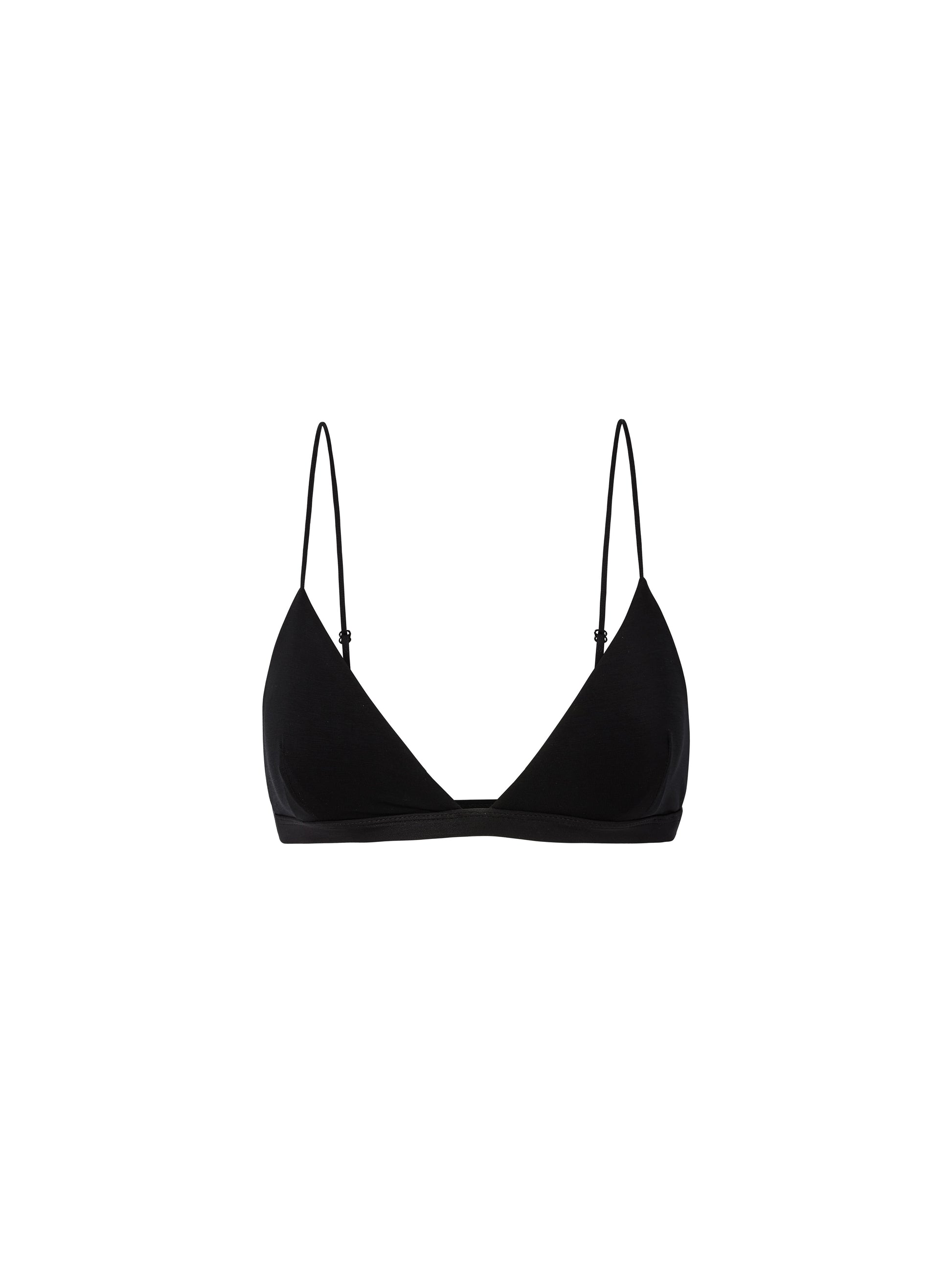 Lola Getts® Double-Layered Black Solid Bra