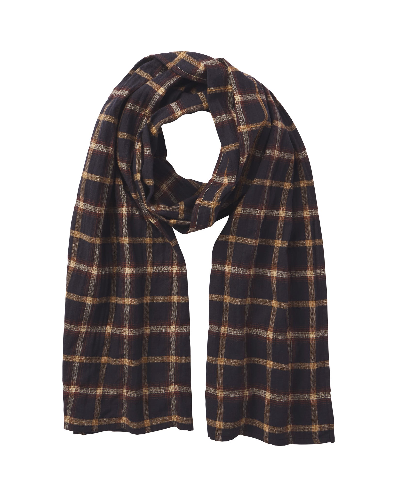SOL pulp EX PLAID KNIT SCARF